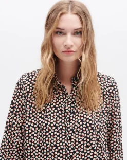 Chemise Katherine imprimée noire