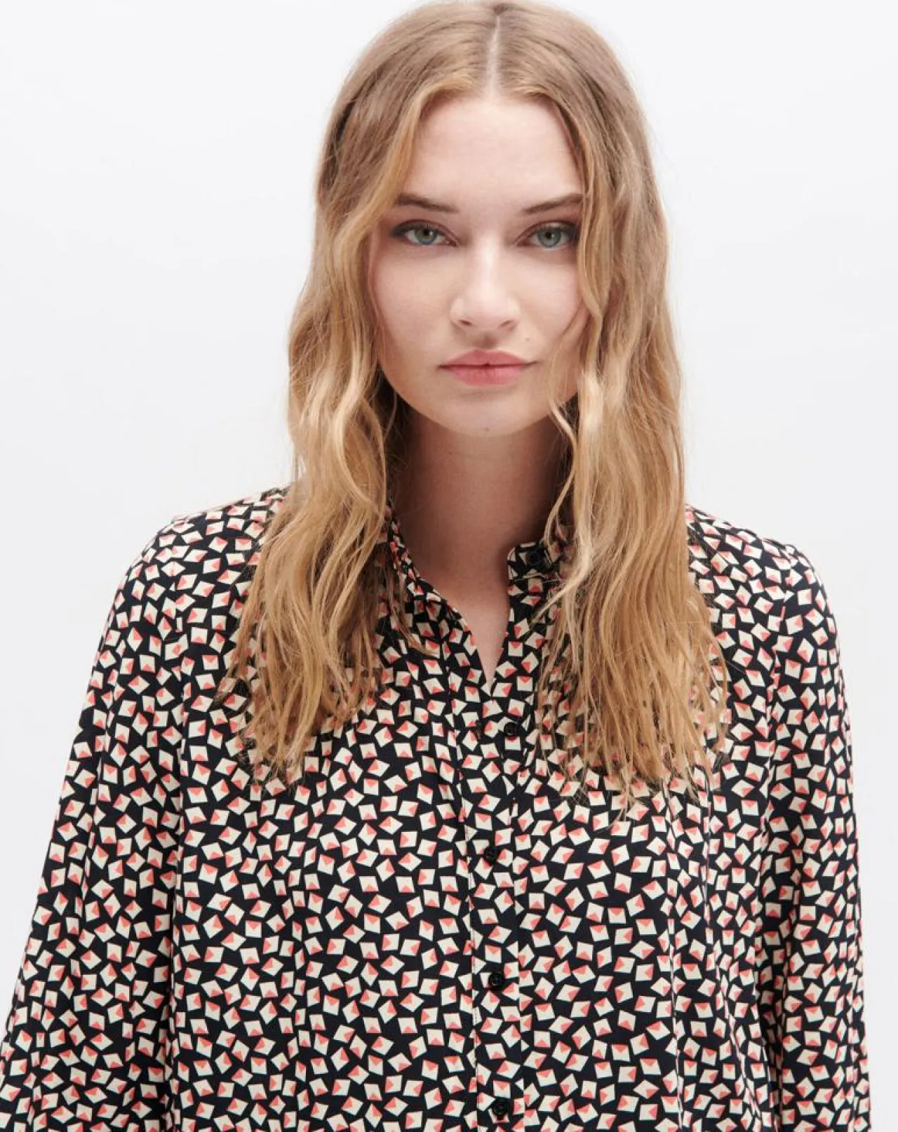 Chemise Katherine imprimée noire