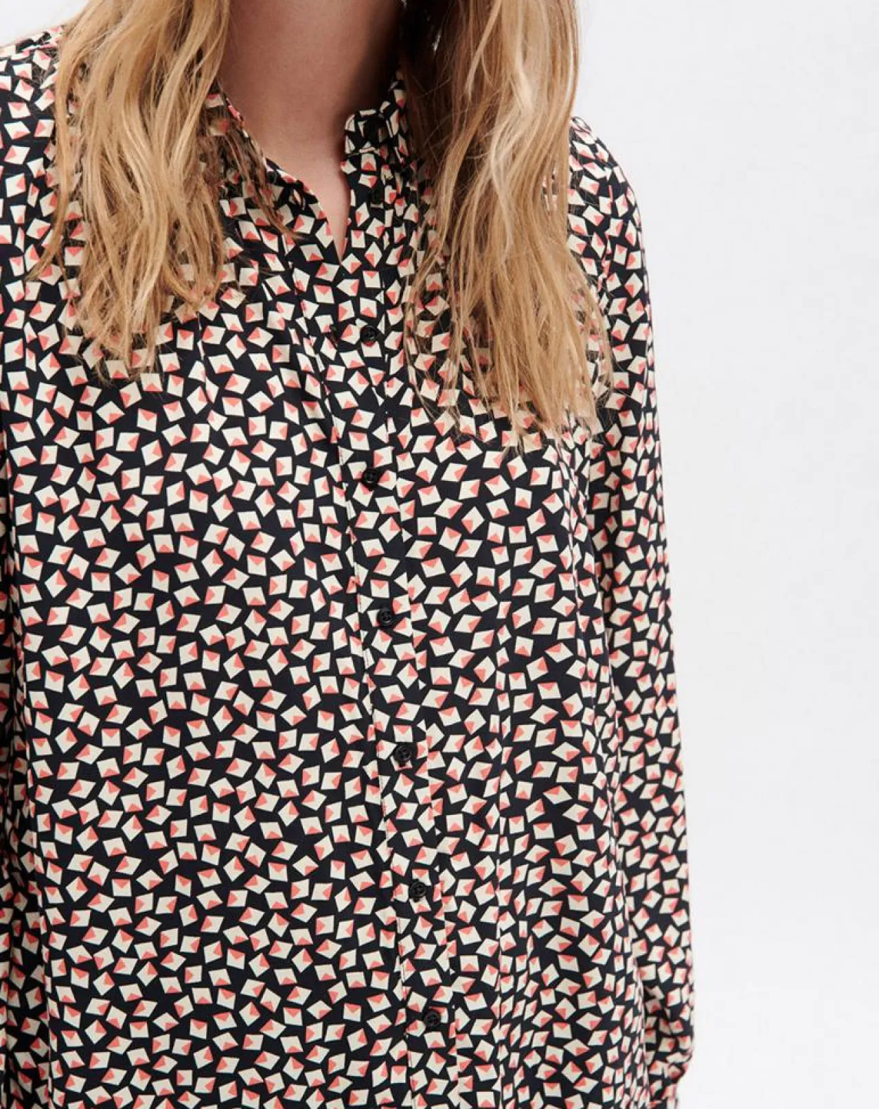Chemise Katherine imprimée noire
