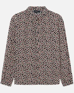 Chemise Katherine imprimée noire