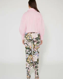 Chemise large Bridgerton rose poudre