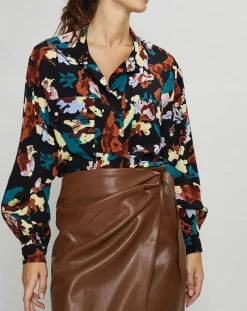 Chemise Laurea noir/multicolore