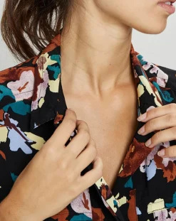 Chemise Laurea noir/multicolore