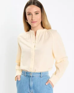 Chemise légère Fiona jaune