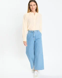 Chemise légère Fiona jaune