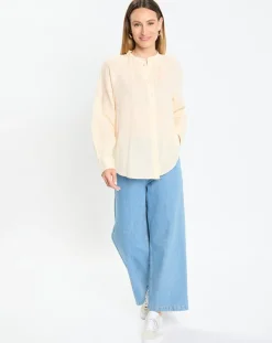 Chemise légère Fiona jaune