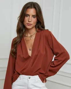 Chemise Louise tabac