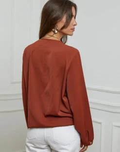 Chemise Louise tabac