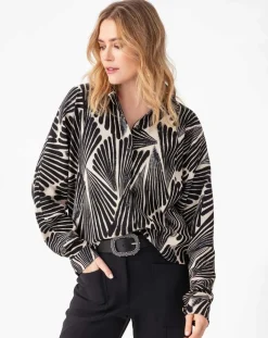 Chemise Lydia plumage