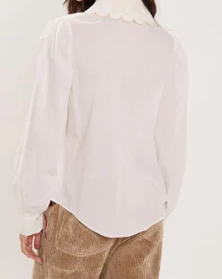 Chemise Médiéval Patchwork écrue