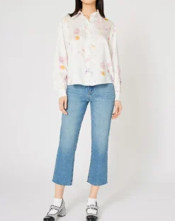 Chemise Natacha Croquis imprimée écrue