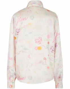 Chemise Natacha Croquis imprimée écrue