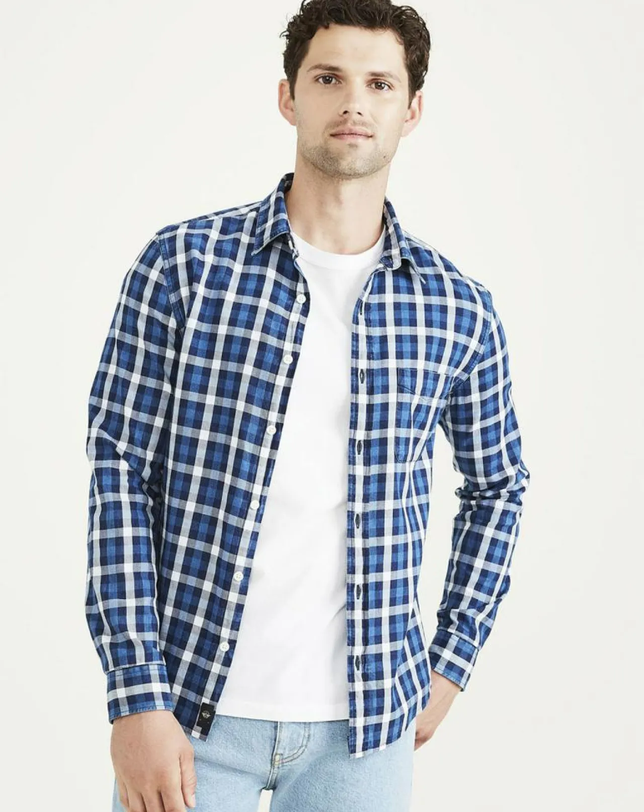 Chemise Original Slim bleu foncé