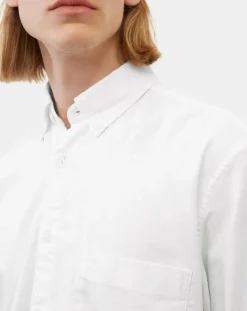 Chemise oxford Regular Fit 100% Coton Bio blanche
