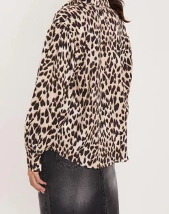 Chemise Panthère Coeur léopard