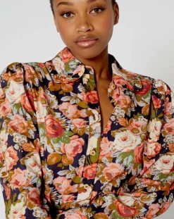 Chemise Patchwork encre