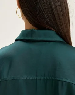 Chemise Pekin hunter