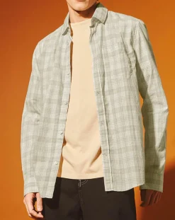 Chemise Picaro 2 ml caro beige/blanc