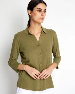 Chemise Polo Ml kaki