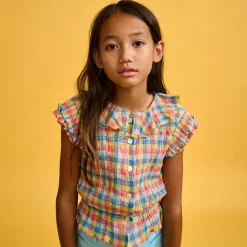 Chemise Pooker à carreaux multicolore