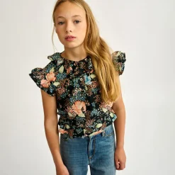 Chemise Pooker imprimée noire