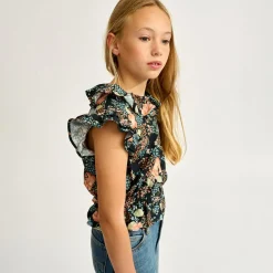 Chemise Pooker imprimée noire