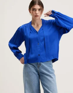 Chemise Pragues lazuli