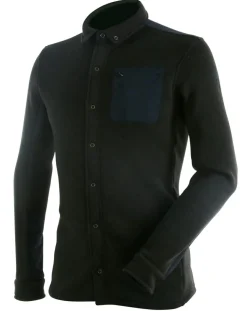 Chemise Première couche Polartec Cevennes noir/bleu marine