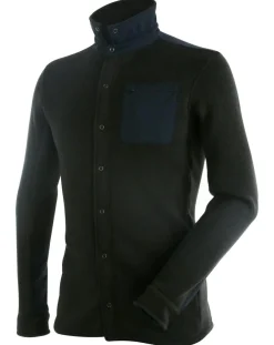 Chemise Première couche Polartec Cevennes noir/bleu marine