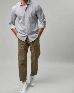 Chemise Print Allover Rf blanc/bleu