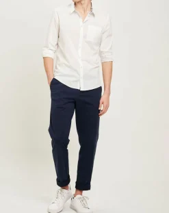 Chemise regular Earl blanche