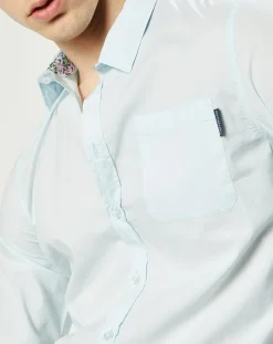 Chemise regular Earl ciel