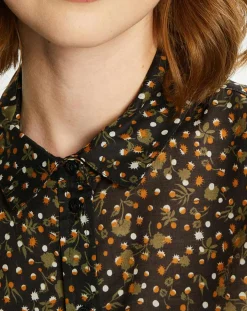 Chemise Regular Fit à imprimé floral multicolore