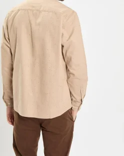 Chemise Regular Fit chinée beige