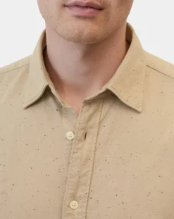 Chemise Regular Fit chinée beige