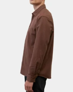 Chemise Regular Fit chinée bordeaux