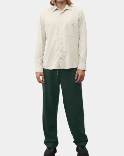 Chemise Regular Fit en Velours milleraies écrue