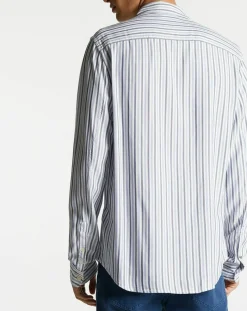 Chemise Regular Fit Fantaisie blanc/bleu