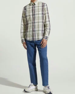 Chemise Regular Fit Nautik à carreaux multicolore