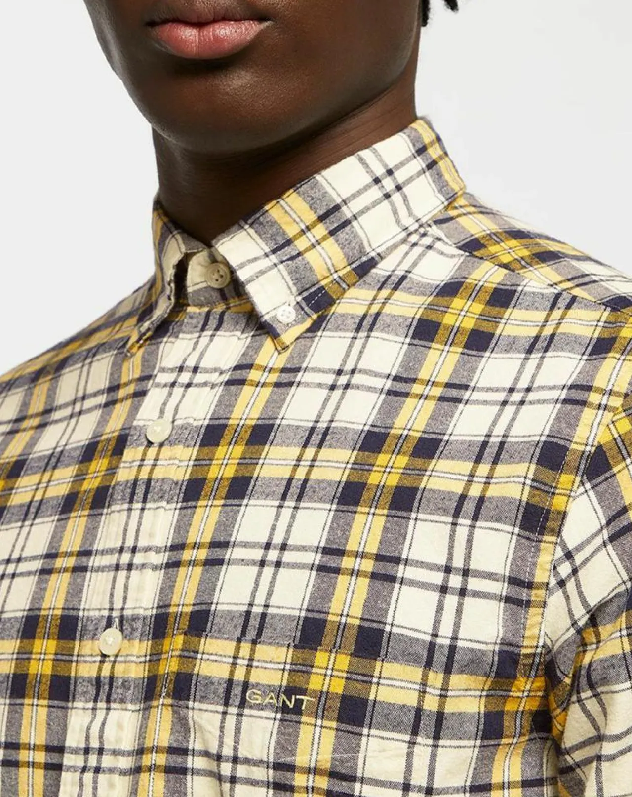Chemise Regular Fit Tartan jaune/multicolore