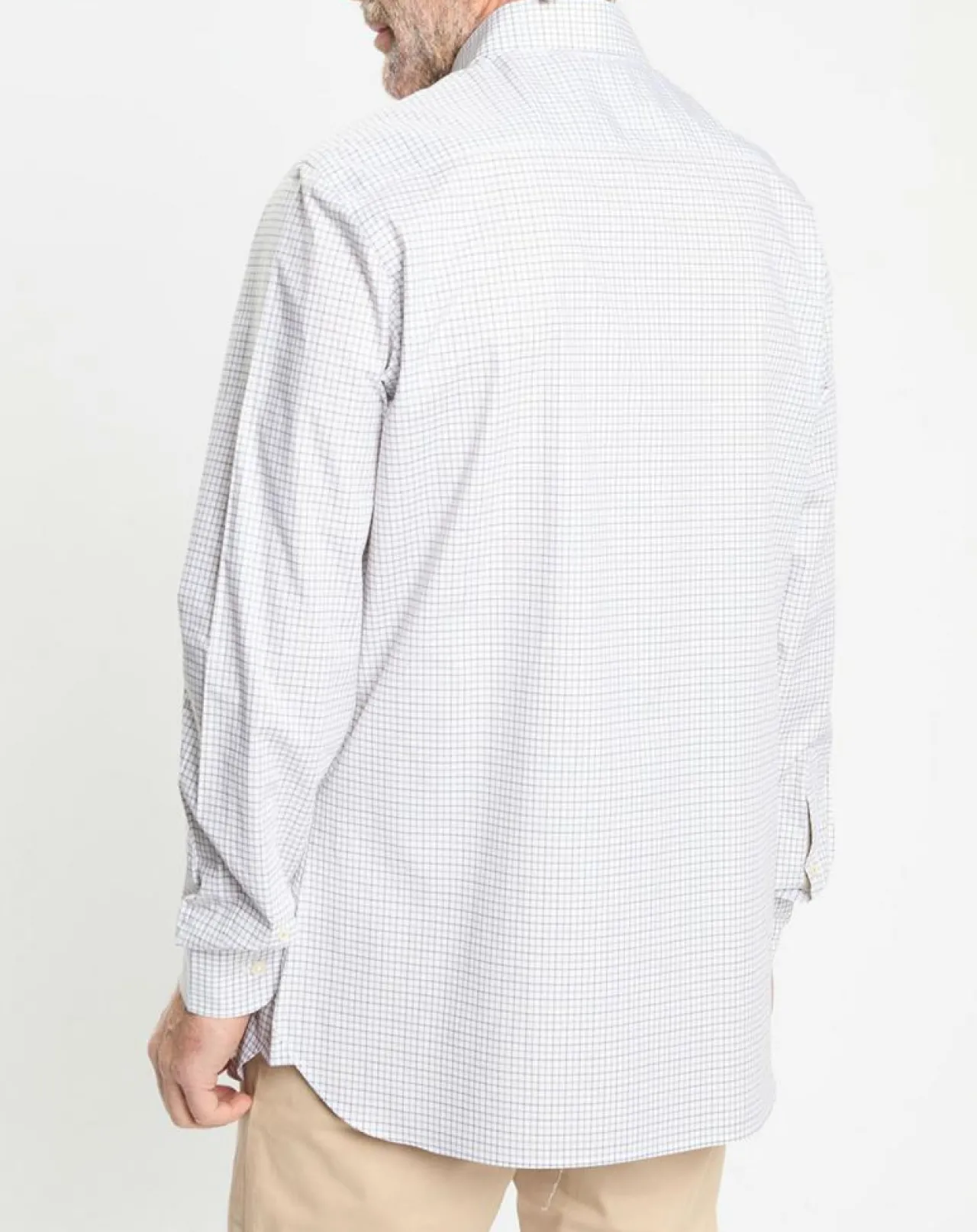 Chemise Regular Fit vichy tricolore blanc/kaki