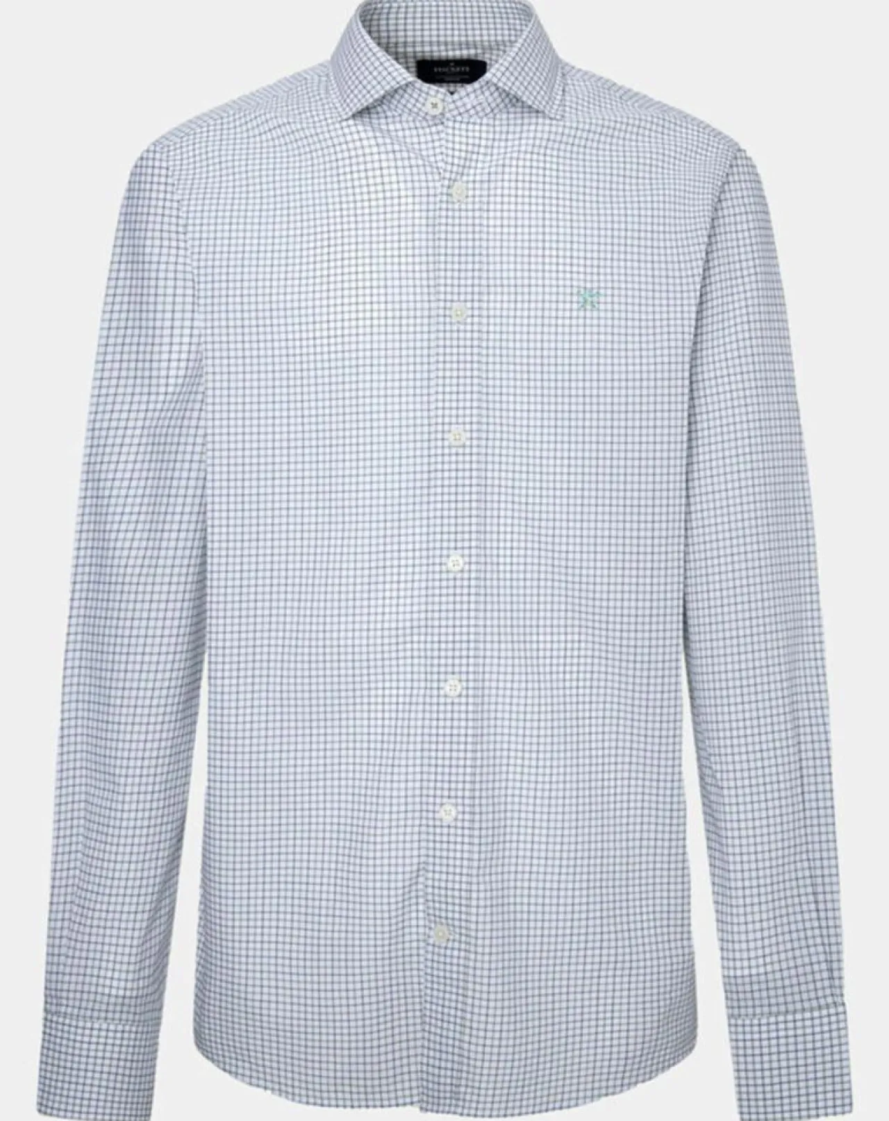 Chemise Regular Fit vichy tricolore blanc/kaki