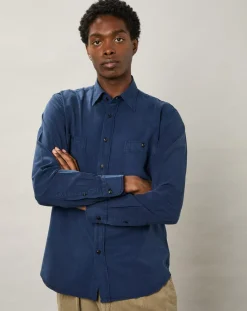 Chemise regular Pocket Pat encre