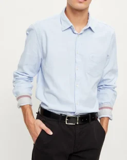 Chemise regular Stretch bleu ciel