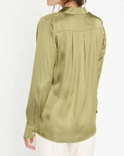 Chemise satinée Must gazon