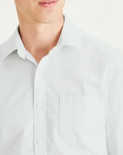 Chemise Slim Alpha Icon imprimée greige