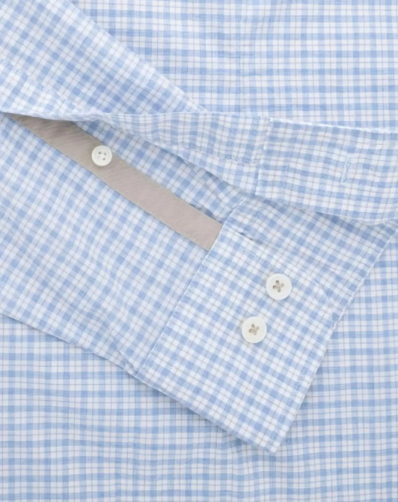 Chemise Slim Fit à carreaux bleue