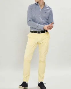 Chemise Slim Fit carreaux bleue