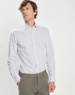 Chemise Slim Fit à carreaux vert/multicolore