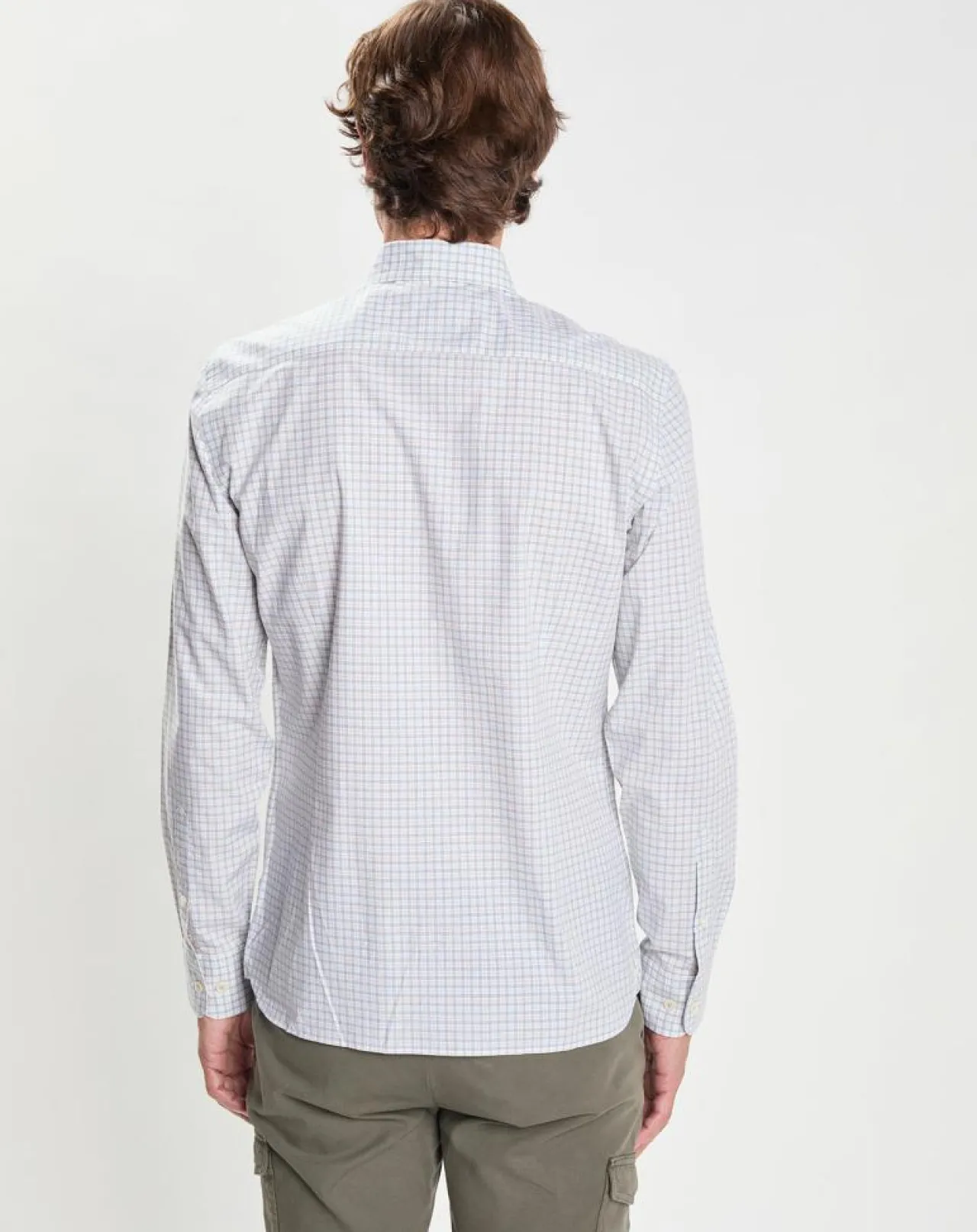 Chemise Slim Fit à carreaux vert/multicolore